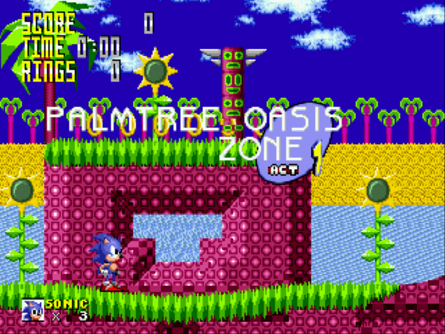 Sonic 1 - Warped World (2016 version) Screenshot 1